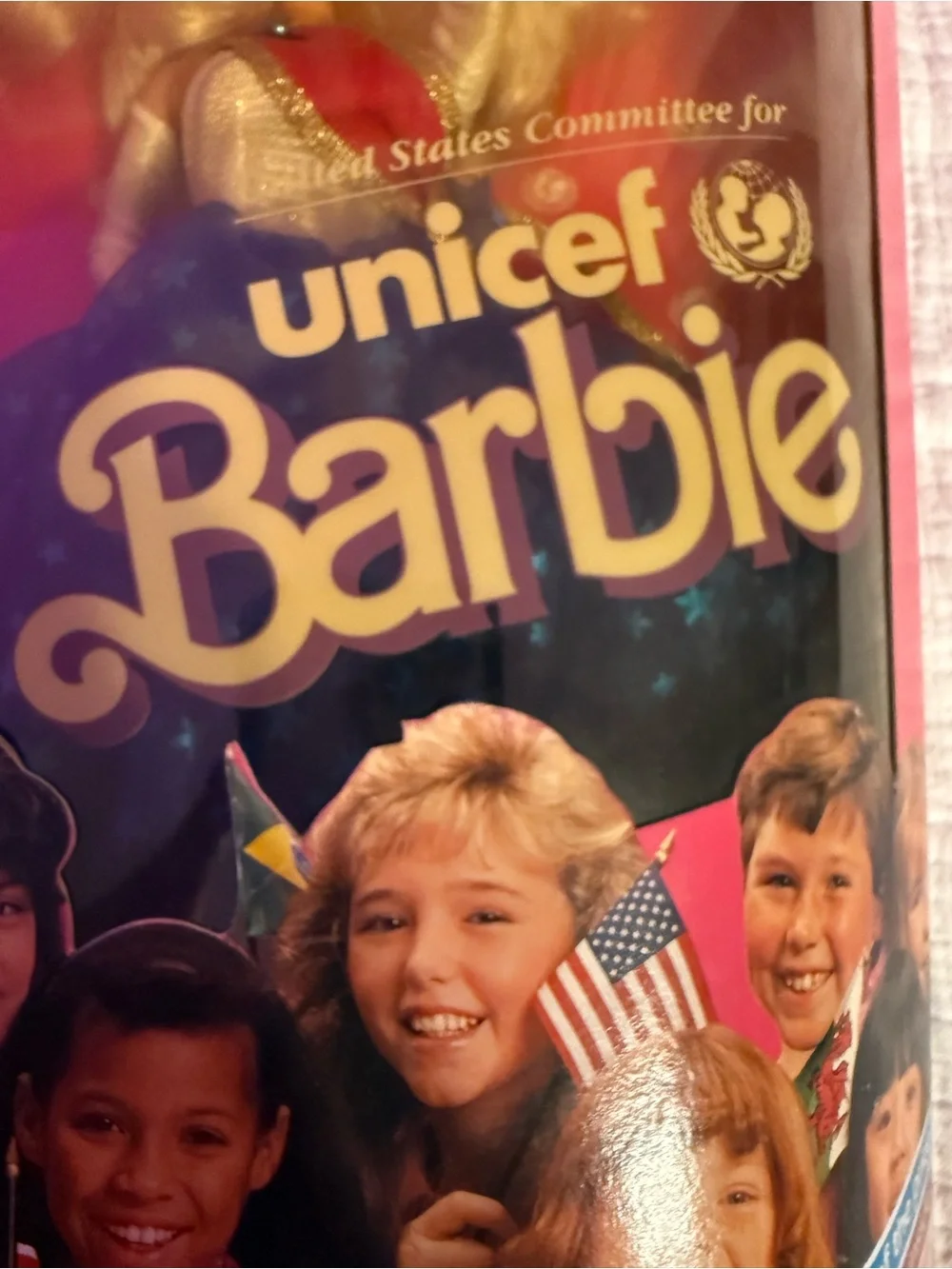 Barbie 1989 Special Edition Unicef Doll 1920 Mattel Blonde Hair Green Dress NRFB